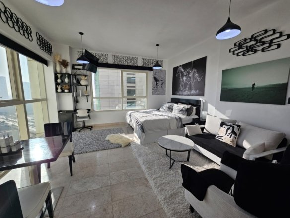 Fully Furnished Studio Apartment for Rent in Marina Heights 2, Marina Square