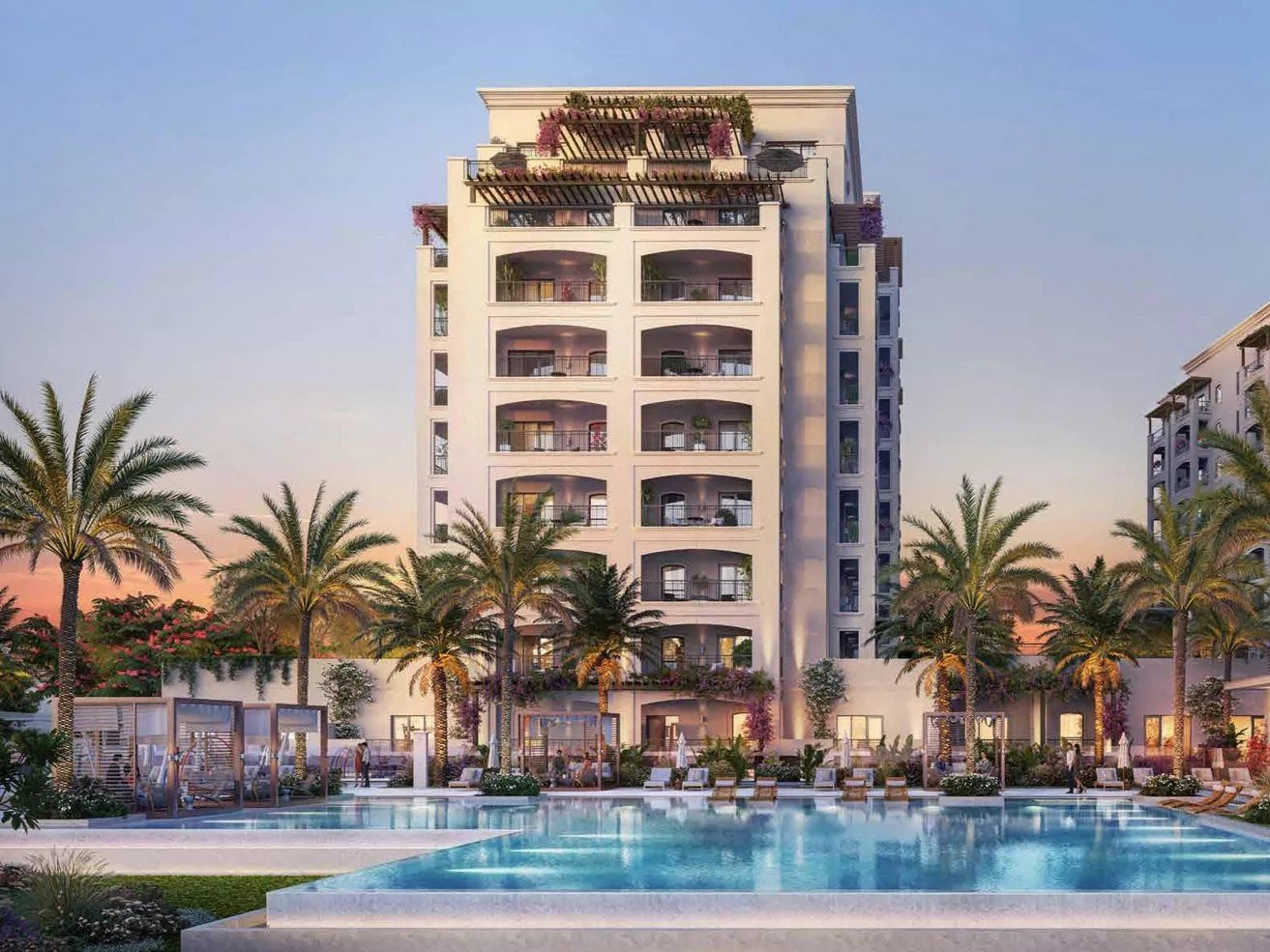 Exceptional 2-bedroom + maids room apartment for sale in Yas Golf Collection